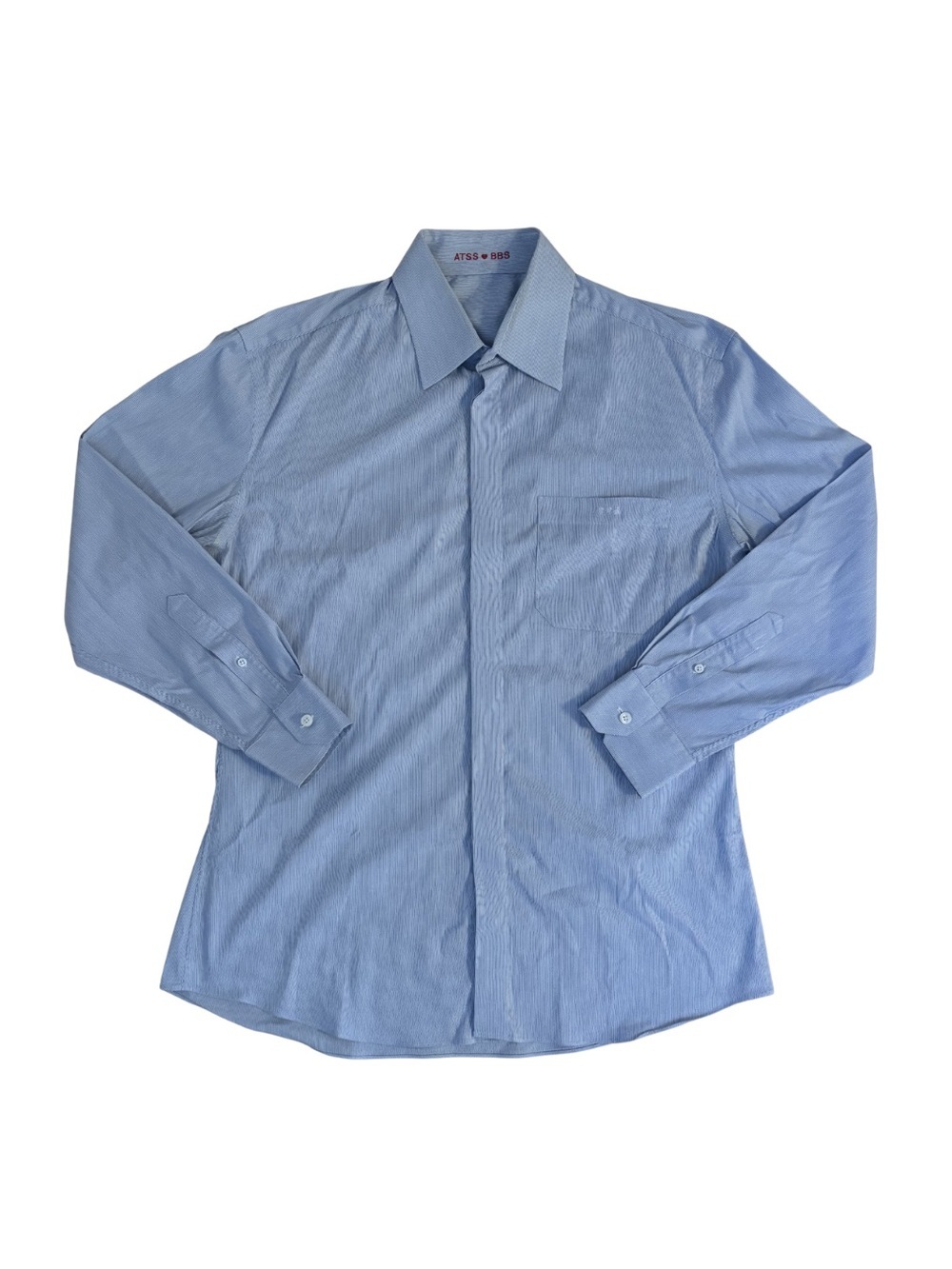 J. Hilburn Blue Stripe Dress Shirt